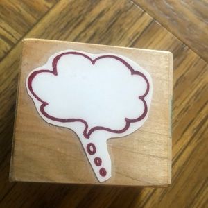 Thinking Bubble 💭 Rubber Stamp